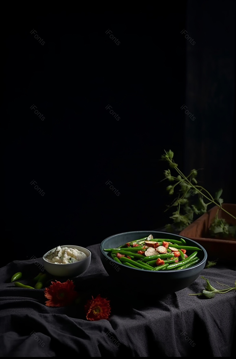健康绿色素菜辣椒沙拉食品摄影图,高清,摄影图,摄影图片,图片大全,摄影图免费下载